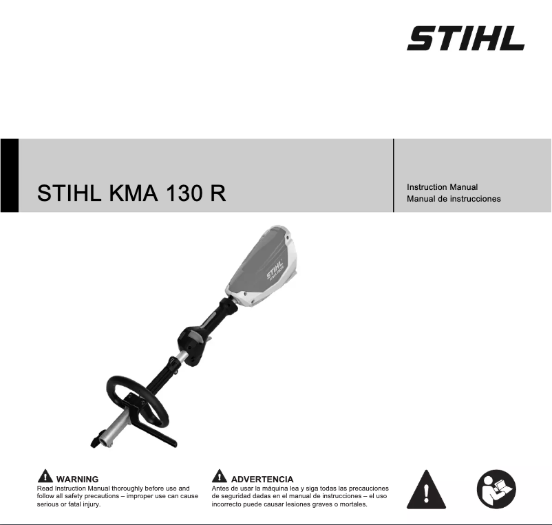 Page 1 de la notice Manuel utilisateur Stihl KMA 130 R