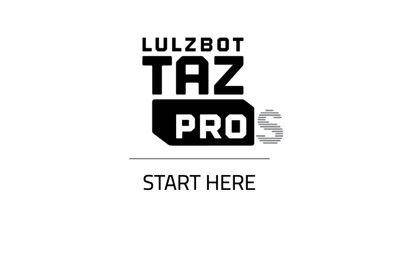 Page 1 de la notice Manuel utilisateur LulzBot TAZ Pro S