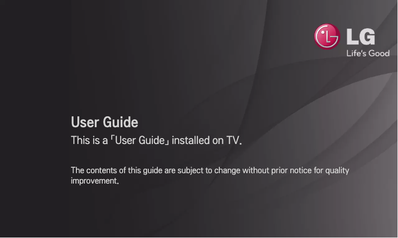 Page 1 de la notice Manuel utilisateur LG 32CS460Y