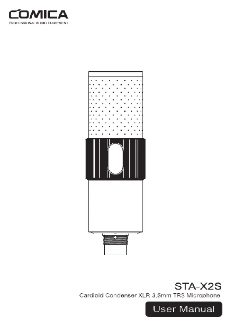 Page 1 de la notice Manuel utilisateur Comica ADCaster C1