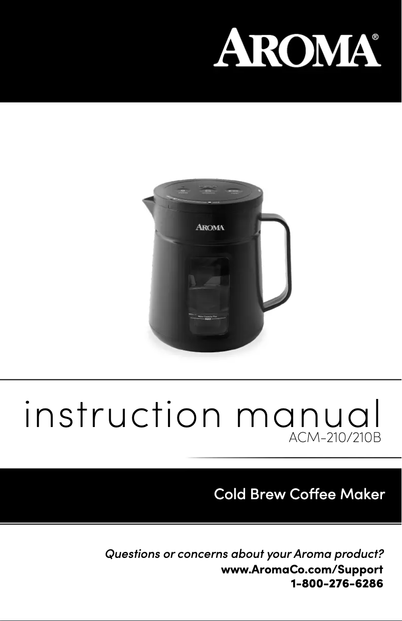 Page n°1 - Manuel utilisateur Aroma ACM-210B