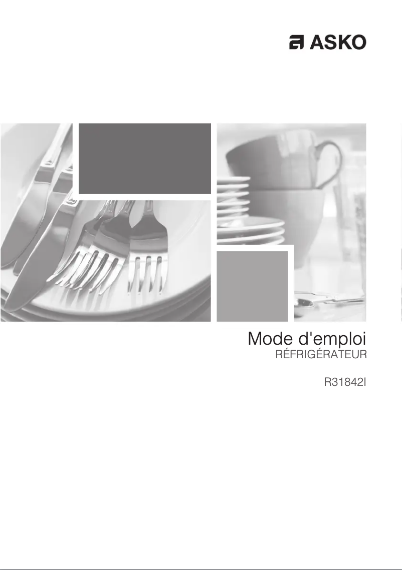 Page n°1 - Fiche technique Asko R31831EI