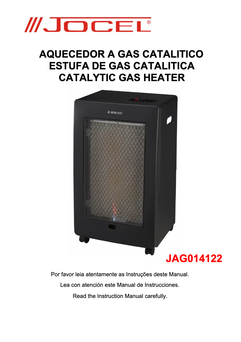 Image de la première page du manuel de l'appareil JAG014122