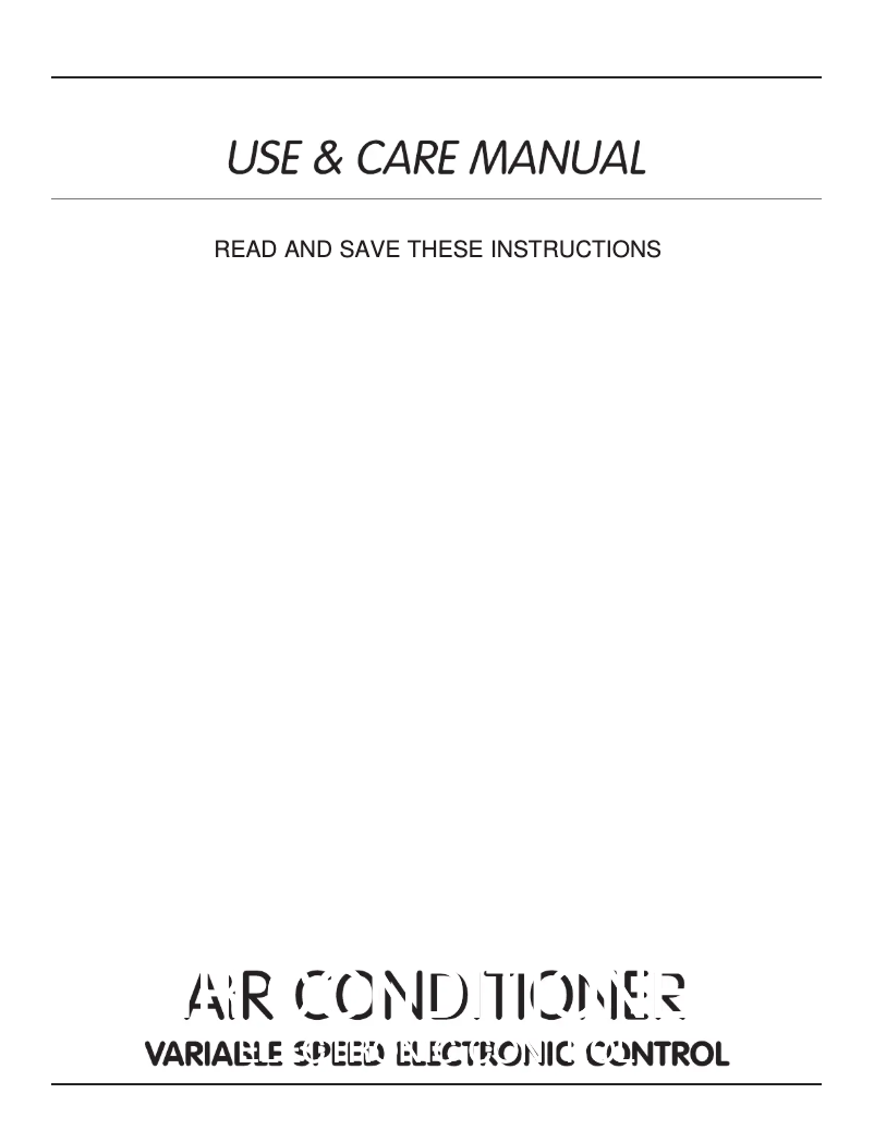 Image de la première page du manuel de l'appareil FAA065N7