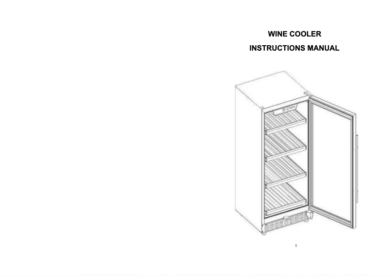 Page 1 de la notice Manuel utilisateur Eurodib USF54D