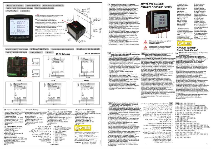 Page n°1 - Guide de démarrage rapide ENTES MPR-47S-D-0,5