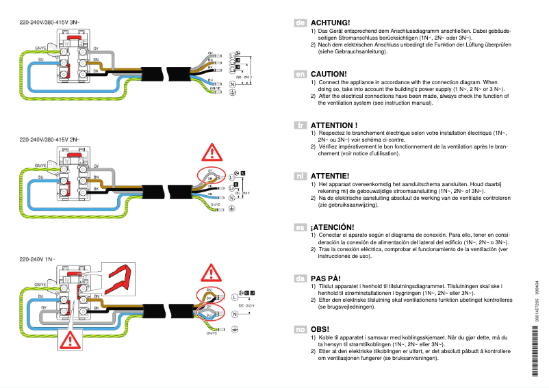 Page n°1 - Guide d'installation Siemens ED877FS21E