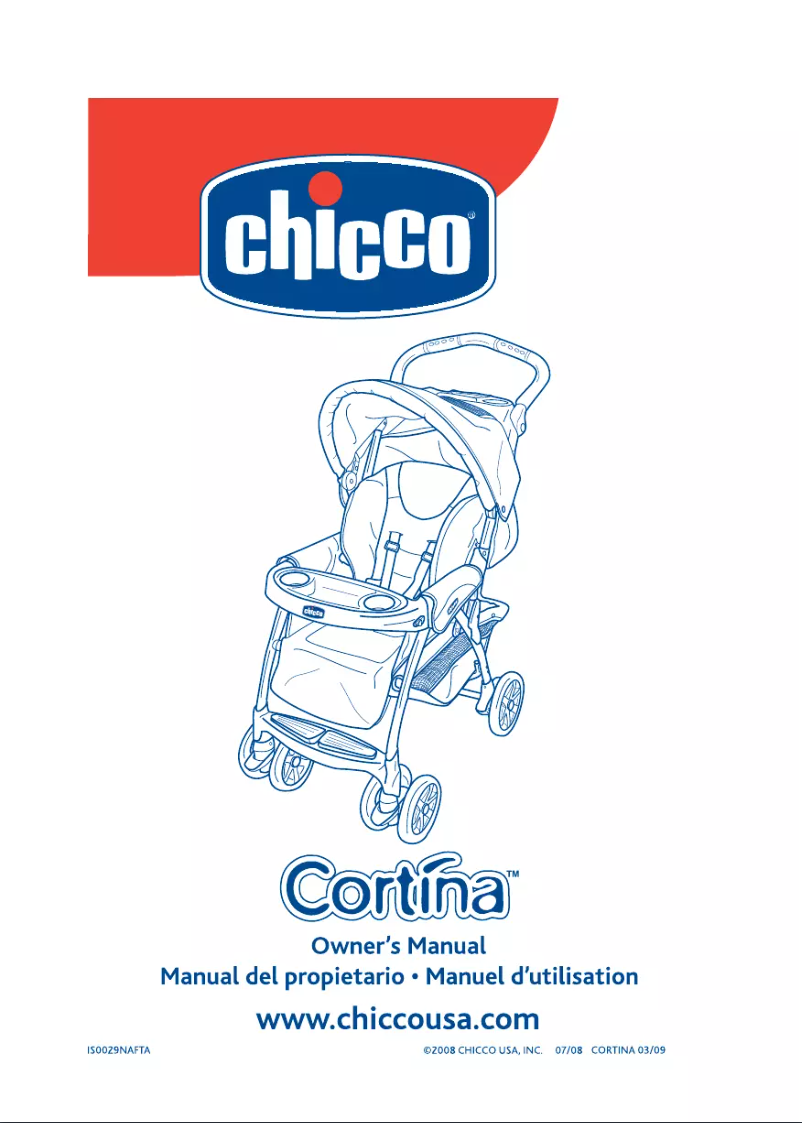 Página 1 del manual Manual de usuario Chicco Cortina