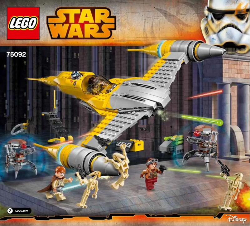 Page 1 de la notice Manuel utilisateur Lego Star Wars 75092