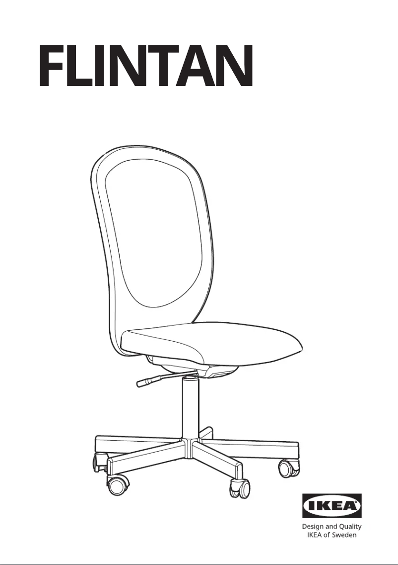 Page 1 de la notice Manuel utilisateur Ikea FLINTAN 704.922.02