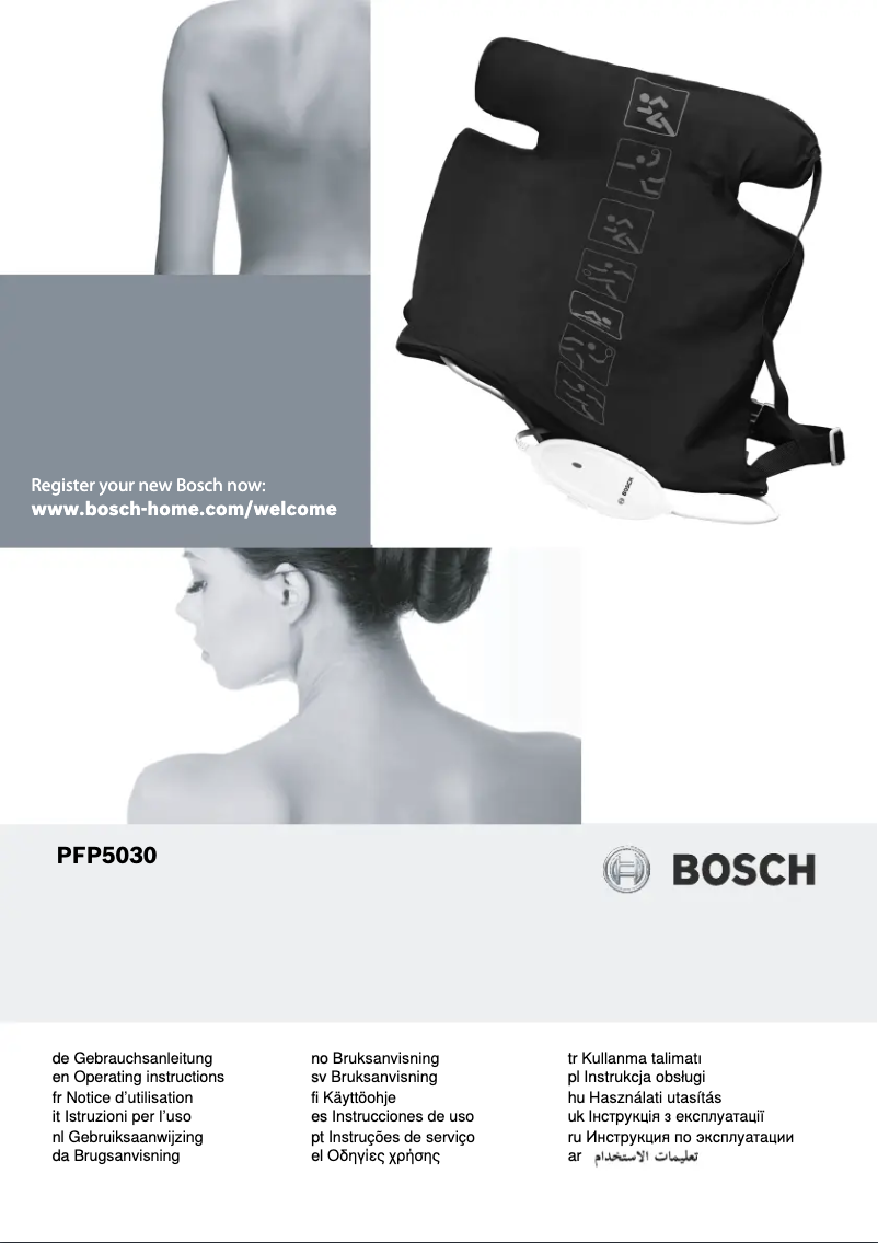 Page n°1 - Manuel utilisateur Bosch PFP5030