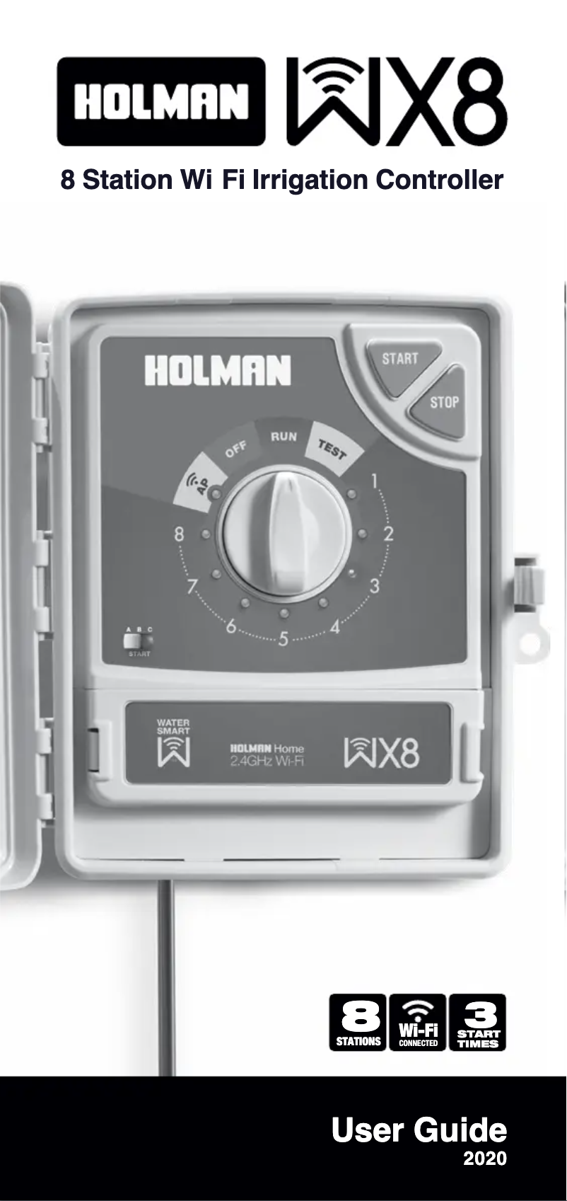 Page 1 de la notice Manuel utilisateur Holman WX8