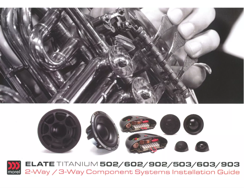 Page 1 de la notice Manuel utilisateur Morel MXT-280