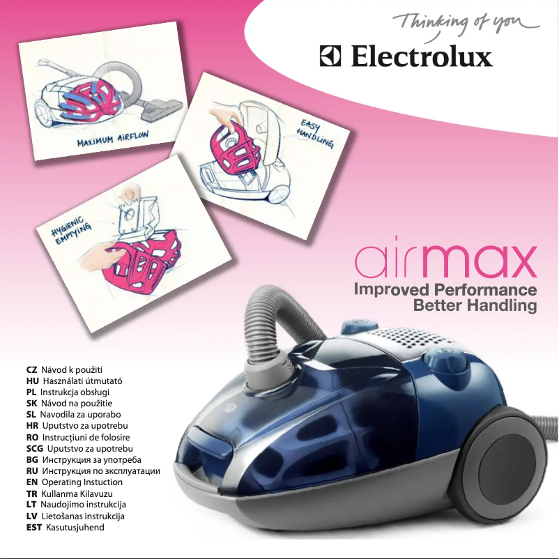 Page 1 de la notice Manuel utilisateur Electrolux ZAM 6210