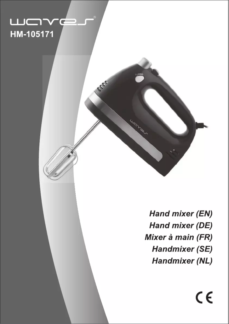 Image de la première page du manuel de l'appareil HM-105171