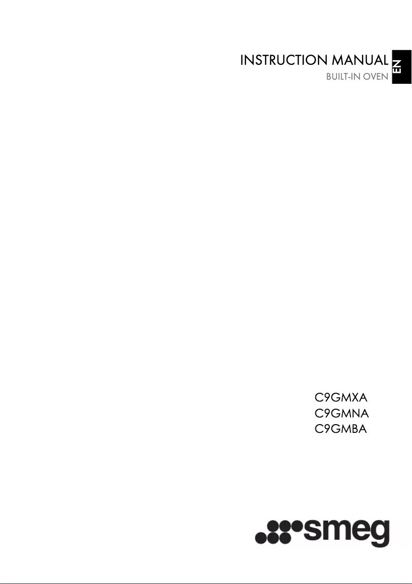 Page 1 de la notice Manuel utilisateur Smeg C9GMNA