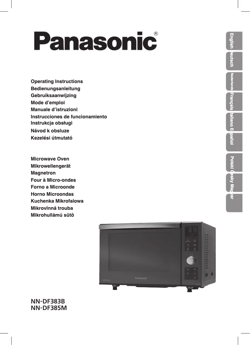 Page n°1 - Manuel utilisateur Panasonic NN-DF385MEPG