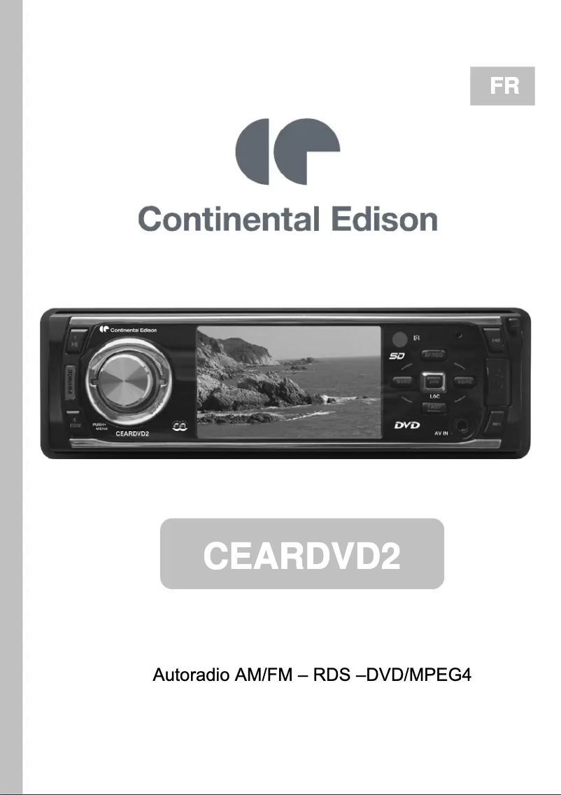 Imagen de la primera página del manual del dispositivo CEARDVD2