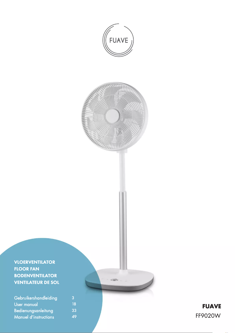 Page n°1 - Manuel utilisateur Fuave FF9020W