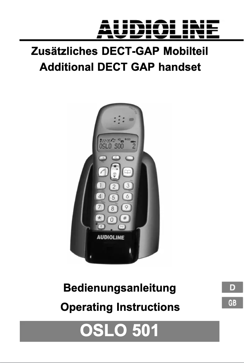 Imagen de la primera página del manual del dispositivo Oslo 501