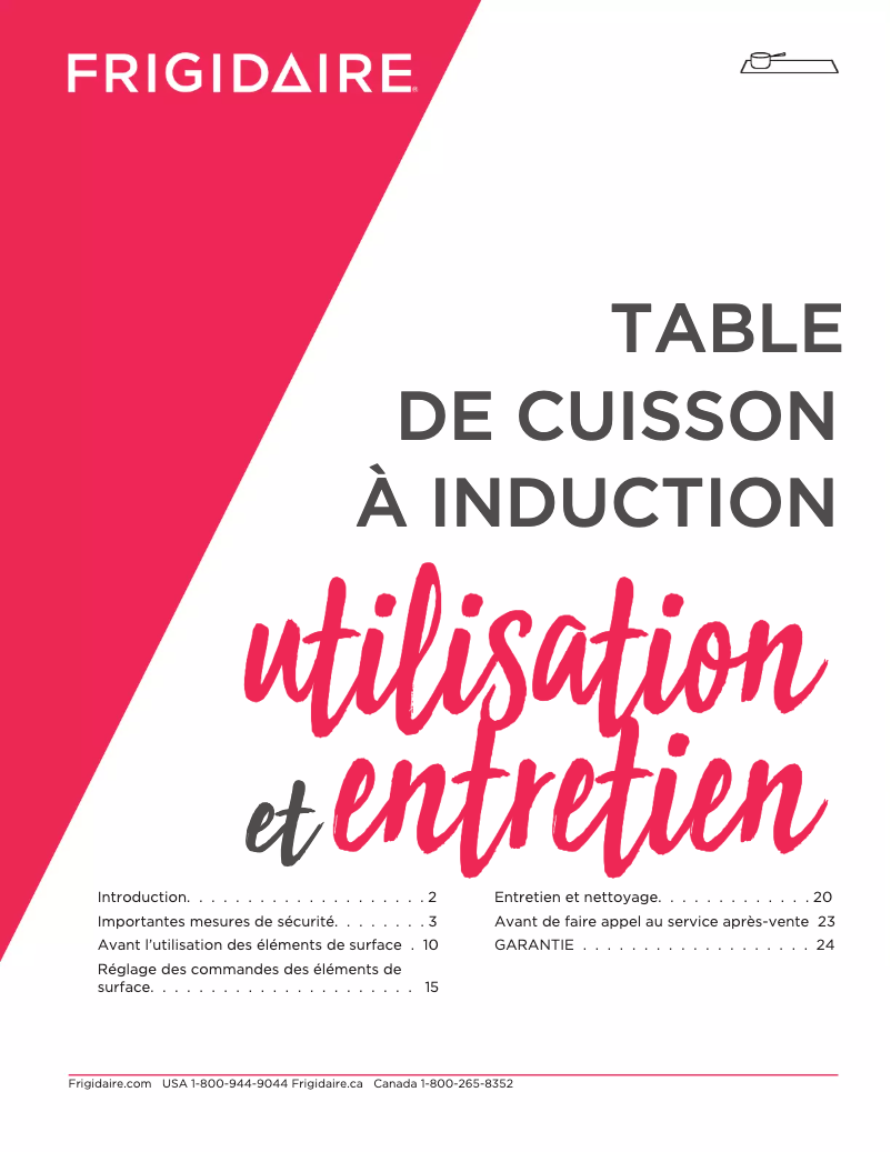 Image de la première page du manuel de l'appareil GCCI3067AB