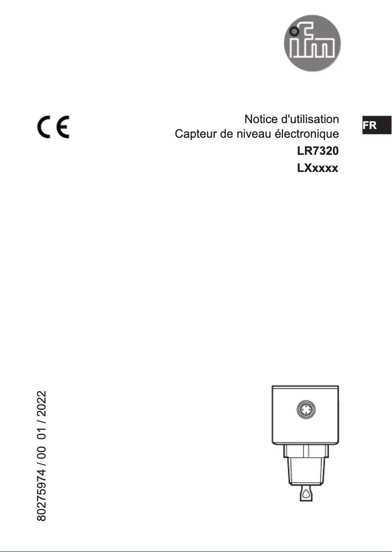 Image de la première page du manuel de l'appareil LR7320