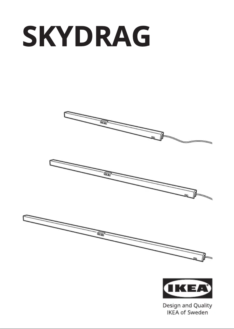 Page 1 de la notice Manuel utilisateur Ikea SKYDRAG 205.207.83