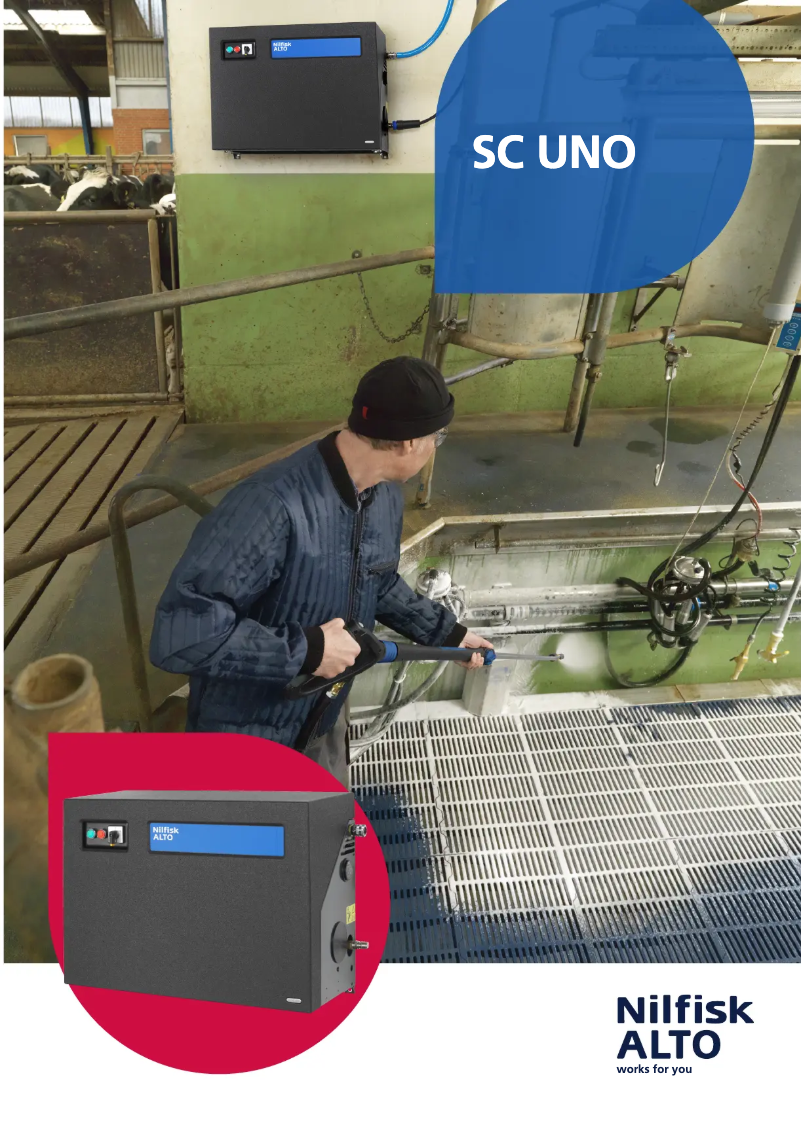 Page 1 de la notice Brochure Nilfisk SC UNO 7P