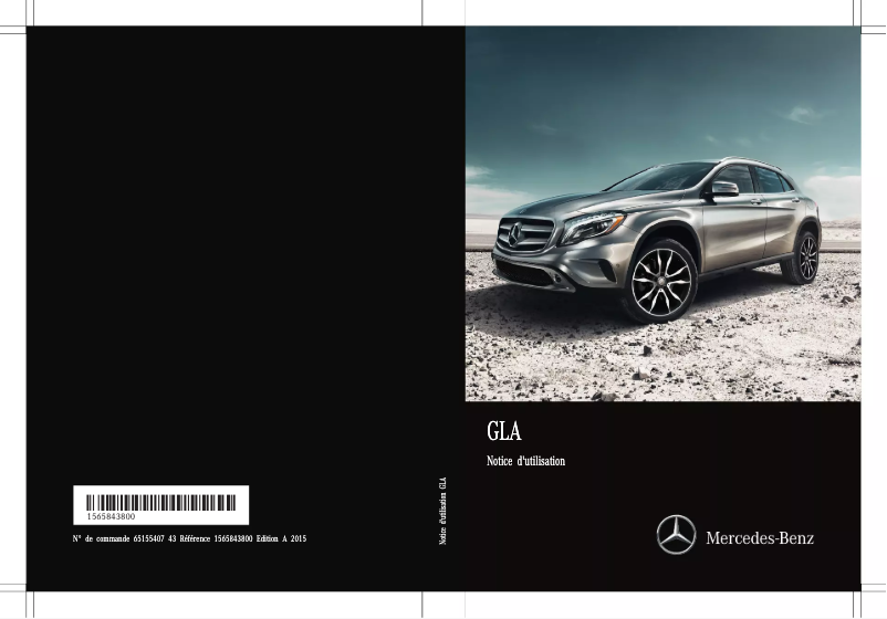 Página 1 del manual Manual de usuario Mercedes-Benz GLA-Class (2015)