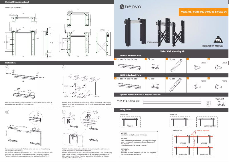 Image de la première page du manuel de l'appareil VWA-05