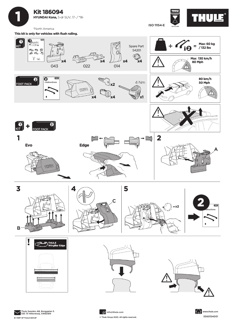 Image de la première page du manuel de l'appareil Kit 186094