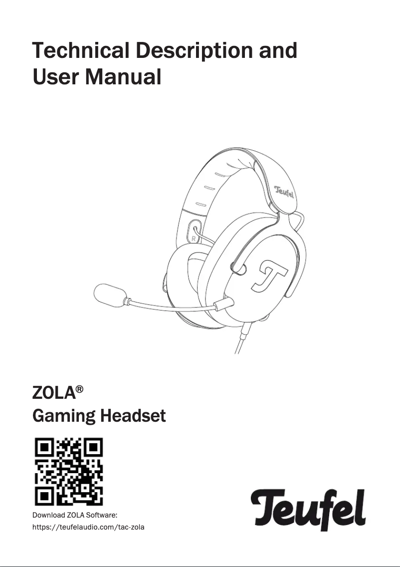 Page 1 de la notice Manuel utilisateur Shure ZOLA