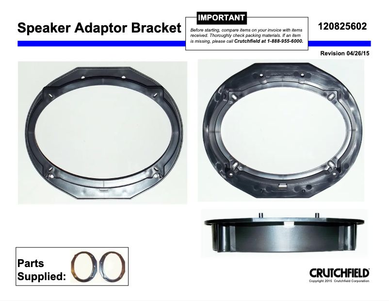 Page n°1 - Manuel utilisateur Metra 82-5602