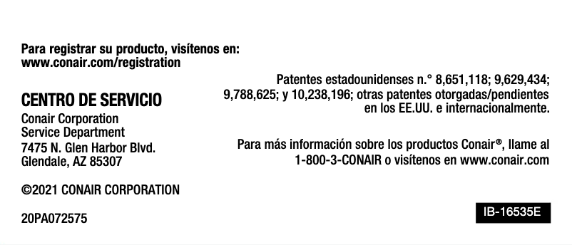 Page 1 de la notice Manuel utilisateur Conair CR510R