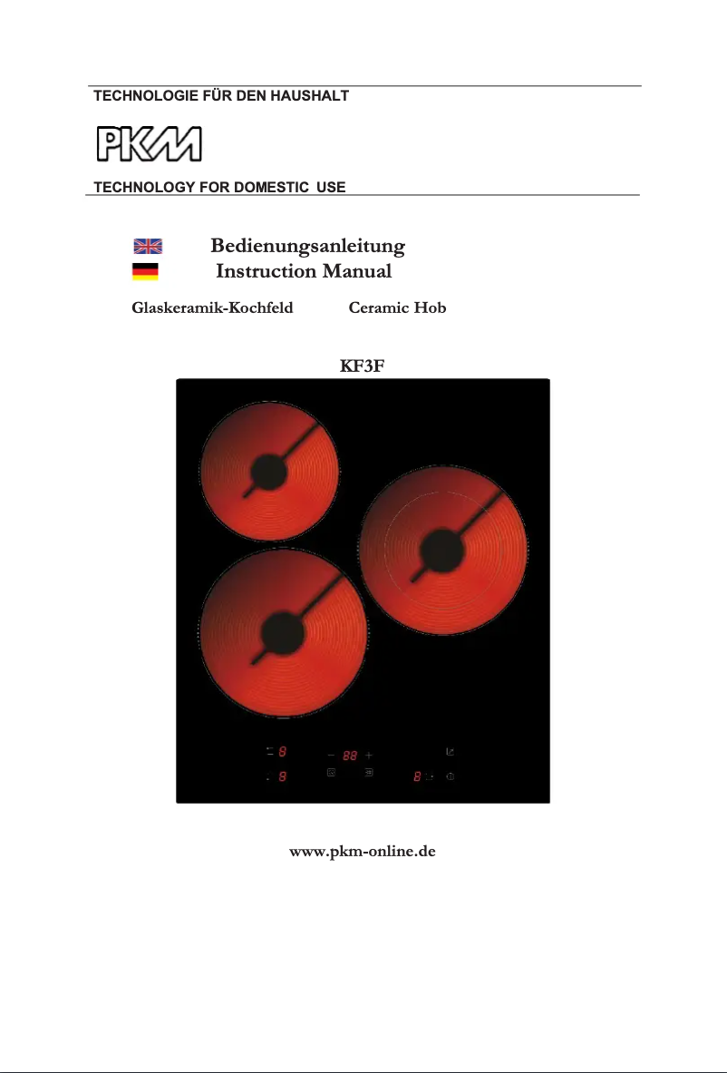 Image de la première page du manuel de l'appareil KF3F