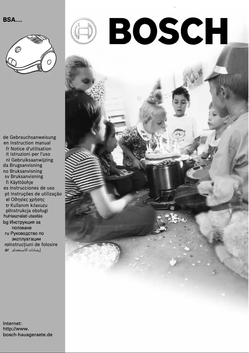 Image de la première page du manuel de l'appareil Sphera 20 BSA 2010