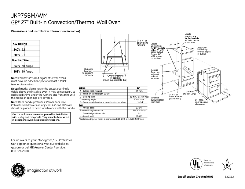 Image de la première page du manuel de l'appareil JKP75BMBB