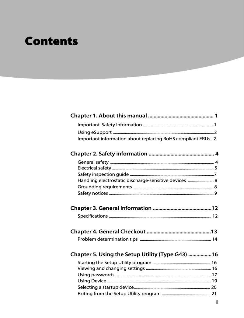 Page 1 de la notice Manuel utilisateur Lenovo IdeaCentre K300