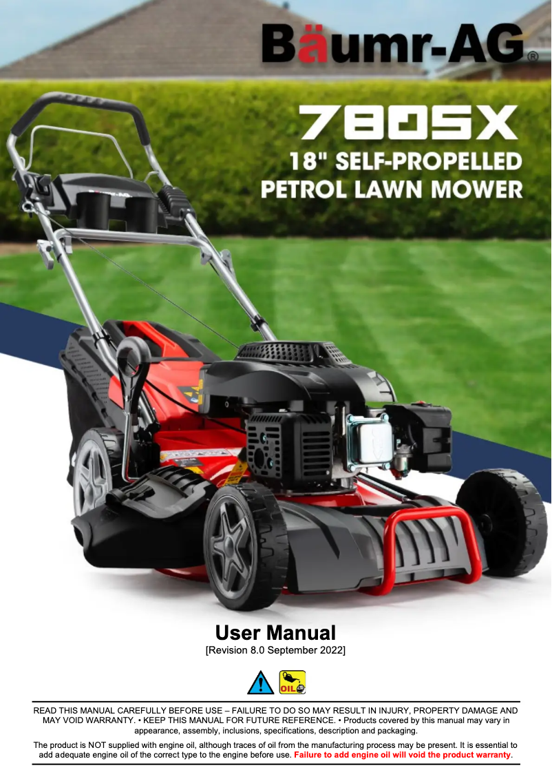 Imagen de la primera página del manual del dispositivo 780SX