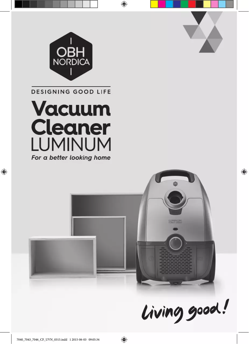 Page 1 de la notice Manuel utilisateur OBH Nordica Luminum 7040