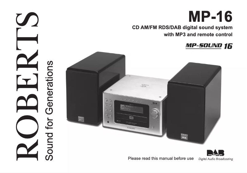 Image de la première page du manuel de l'appareil Sound16