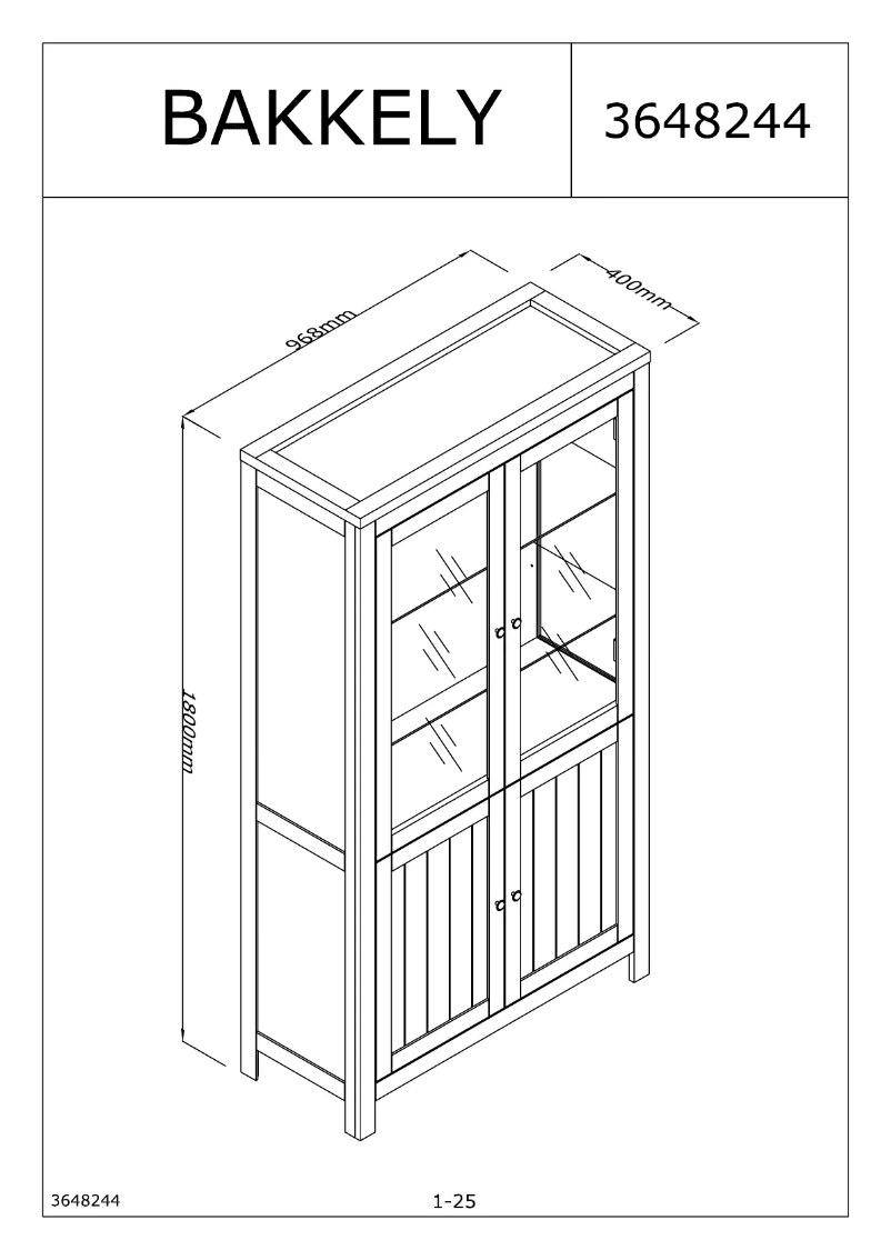 Image de la première page du manuel de l'appareil Bakkely (90x180)
