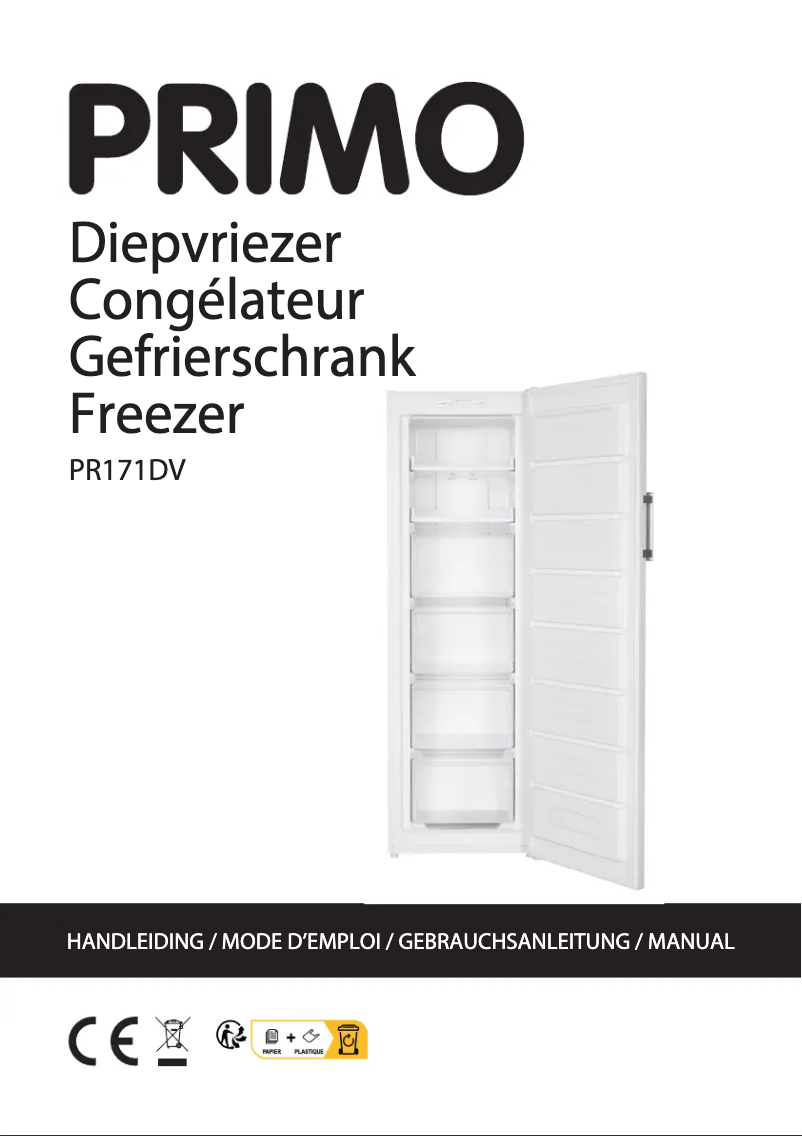 Page n°1 - Manuel utilisateur Primo PR171DV
