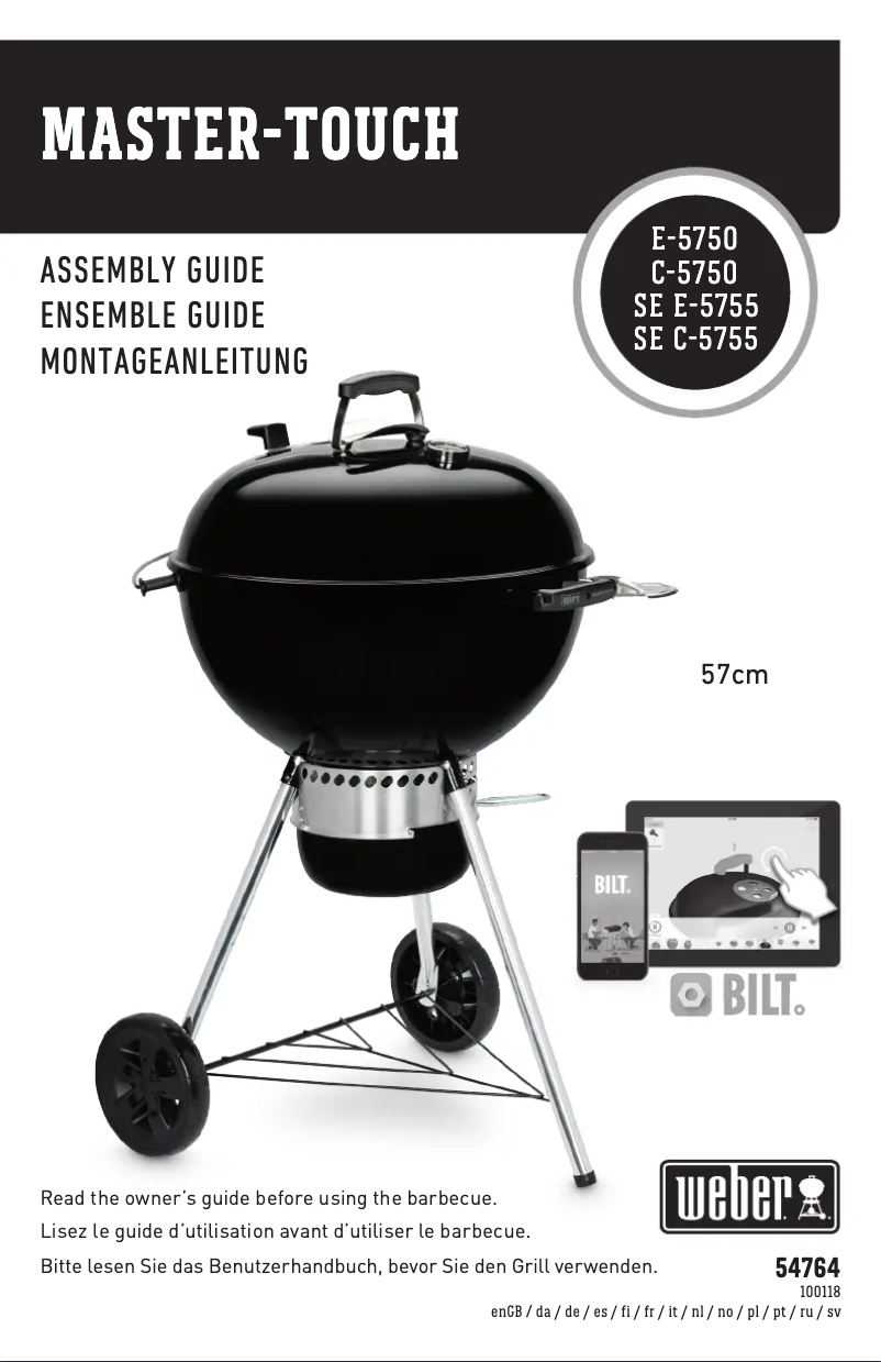 Image de la première page du manuel de l'appareil Master Touch Premium E-5770