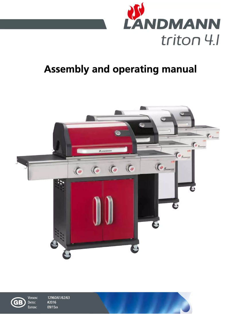 Image de la première page du manuel de l'appareil Triton 4.1 12963