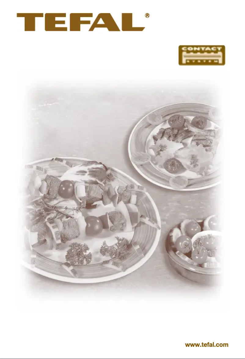 Page n°1 - Manuel utilisateur Tefal CB1110 Kalitis Contact
