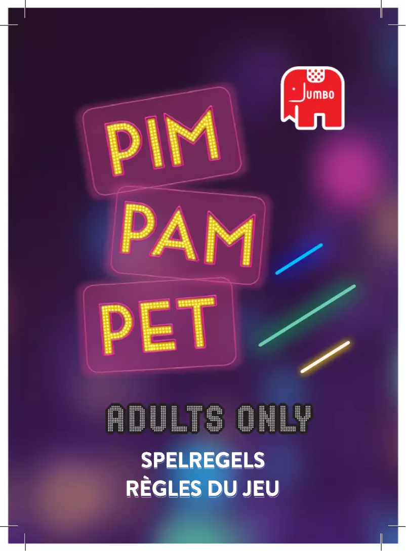 Página 1 del manual Manual de usuario Jumbo Pim Pam Pet Adults Only