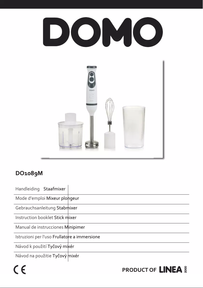 Page 1 de la notice Manuel utilisateur Domo DO1089M