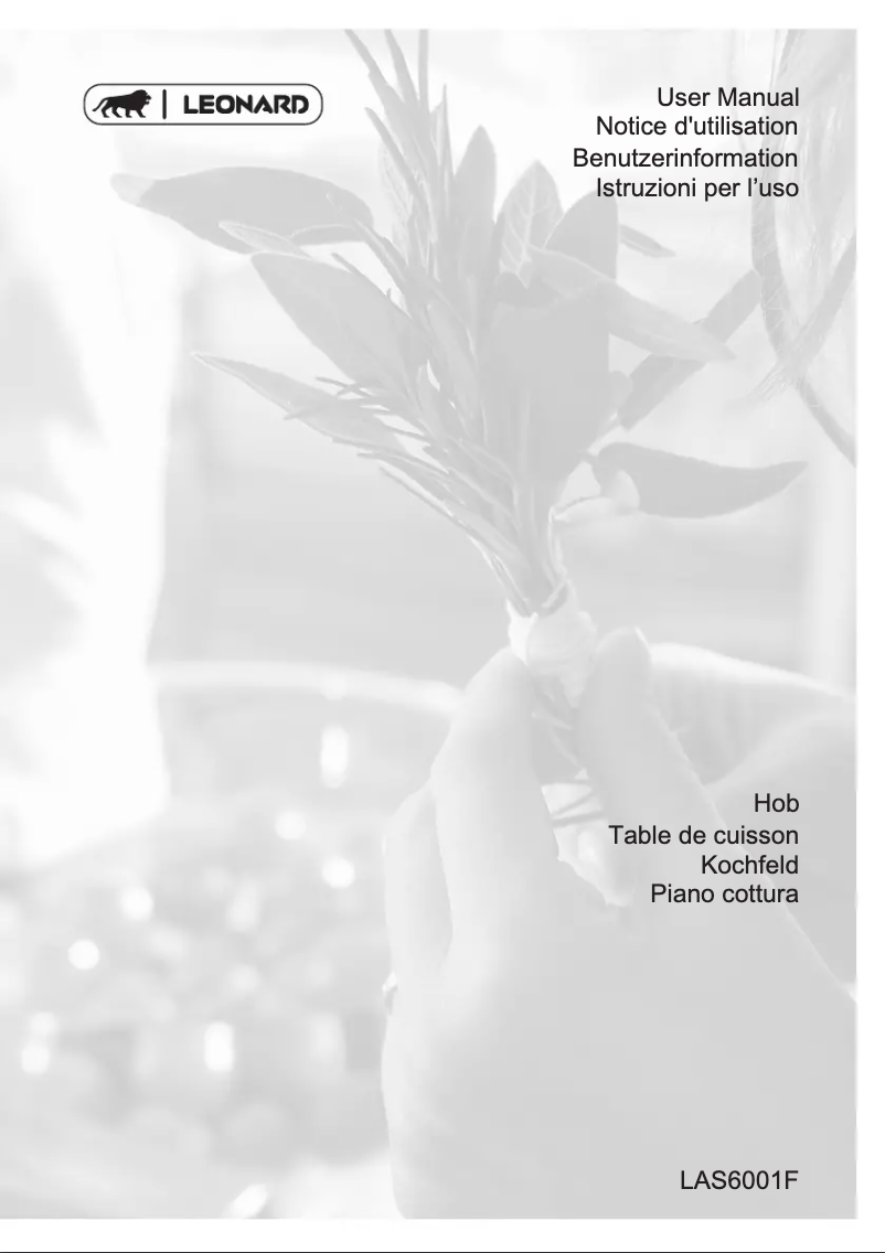 Page n°1 - Manuel utilisateur Leonard LAS6001F