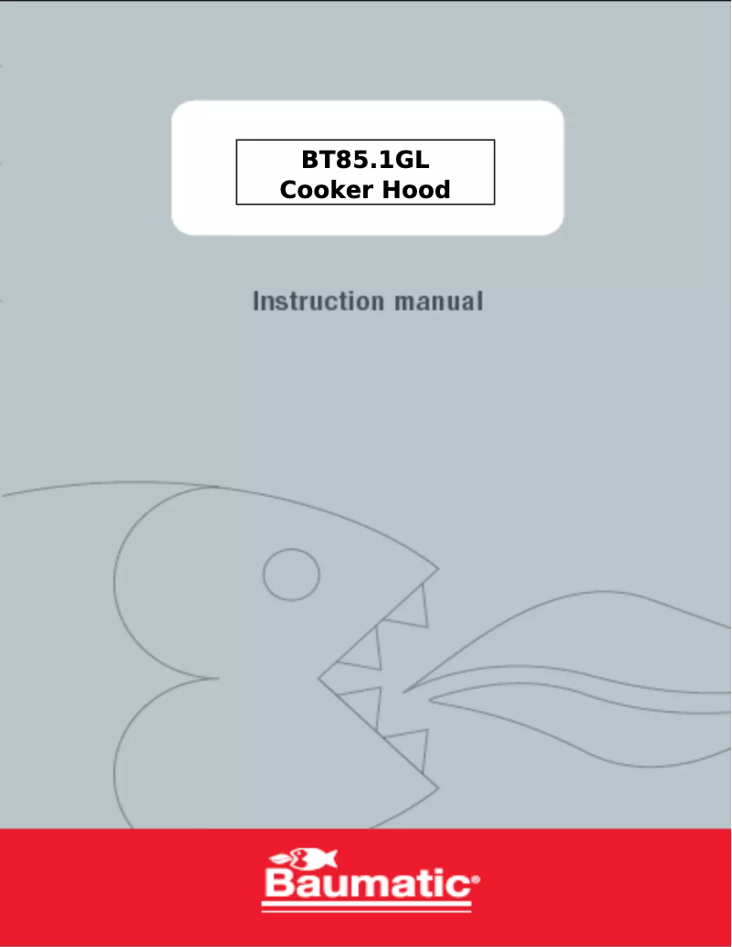 Page 1 de la notice Manuel utilisateur Baumatic BT851GL